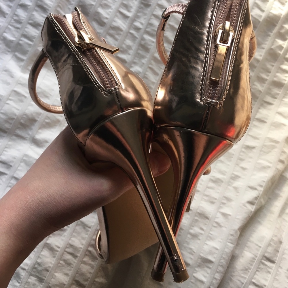 Rose Gold Heels - Picture 2 of 4
